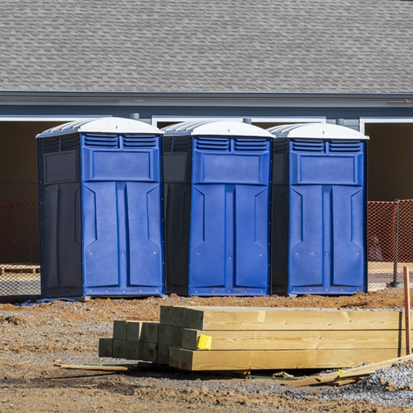 are there different sizes of portable toilets available for rent in Hartland